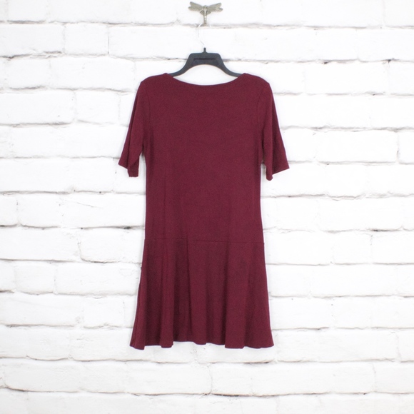 Dalia Purple Viscose Light Comfy Dress Purple Sz L - Picture 7 of 8